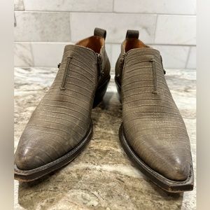 Frye shootie, double zippers on each boot, size 6.5